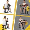 Bicep Tricep Curl Machine with Adjustable Seat, Bicep Curls and Tricep Extension Machine Home Gym