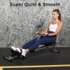 Fitness Rowing Machine Rower Ergometer with 12 Levels of Adjustable Resistance