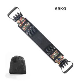 Bench Press Stretcher Chest Expander Bench Press Elastic Belt (Option: Camouflage-69kg)